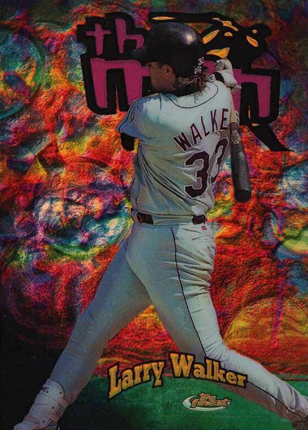 1998 Finest the Man Larry Walker #TM12 Baseball Card