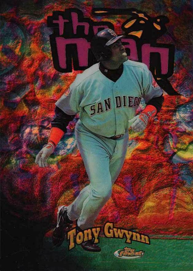 1998 Finest the Man Tony Gwynn #TM14 Baseball Card