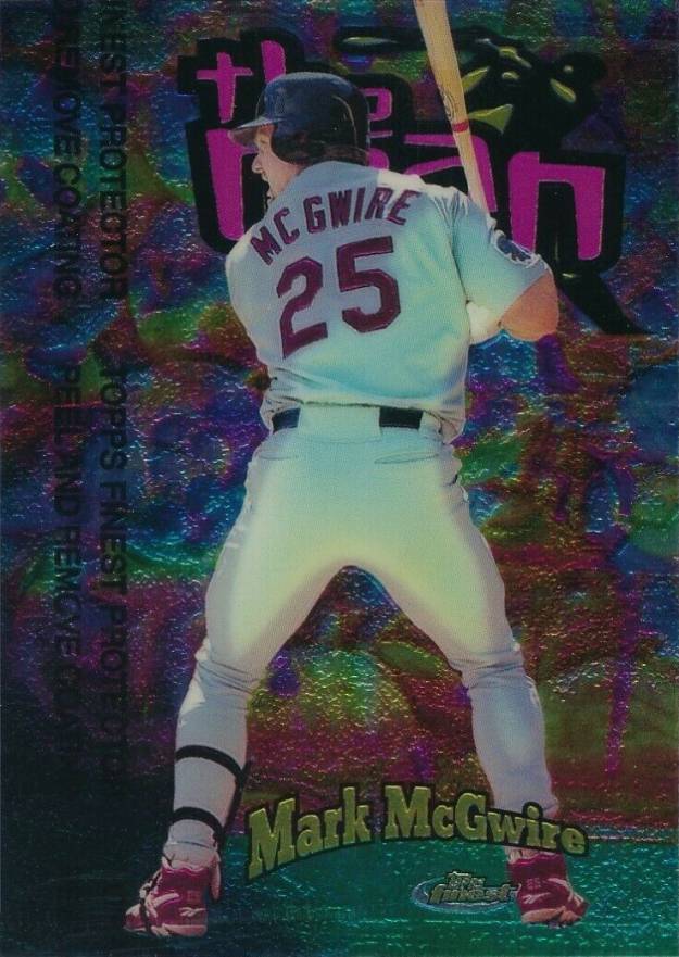 1998 Finest the Man Mark McGwire #TM7 Baseball Card