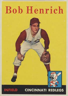 1958 Topps Bob Henrich #131 Baseball Card