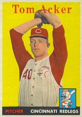 1958 Topps Tom Acker #149 Baseball Card