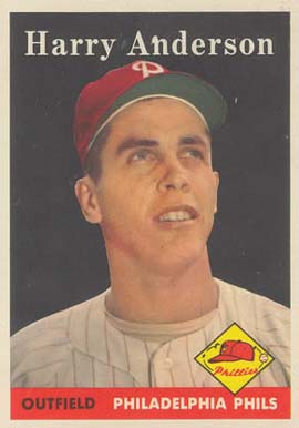1958 Topps Harry Anderson #171 Baseball Card