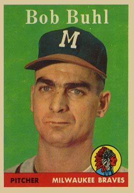 1958 Topps Bob Buhl #176 Baseball Card