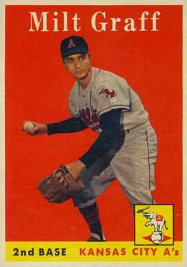 1958 Topps Milt Graff #192 Baseball Card