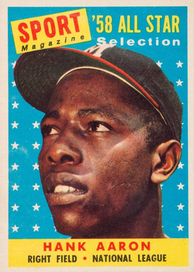 1958 Topps Hank Aaron #488 Baseball Card