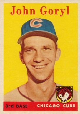 1958 Topps John Goryl #384 Baseball Card