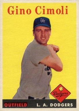 1958 Topps Gino Cimoli #286 Baseball Card