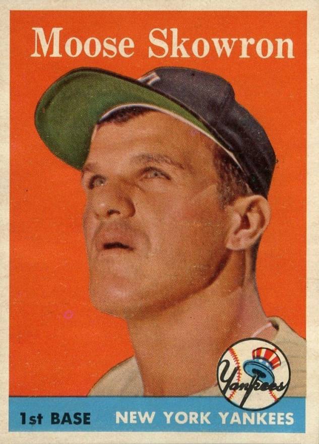 1958 Topps Moose Skowron #240 Baseball Card