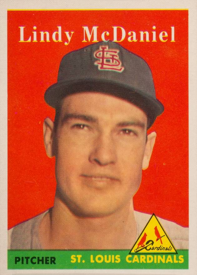 1958 Topps Lindy McDaniel #180 Baseball Card