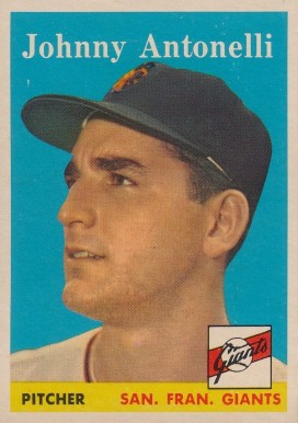 1958 Topps Johnny Antonelli #152 Baseball Card