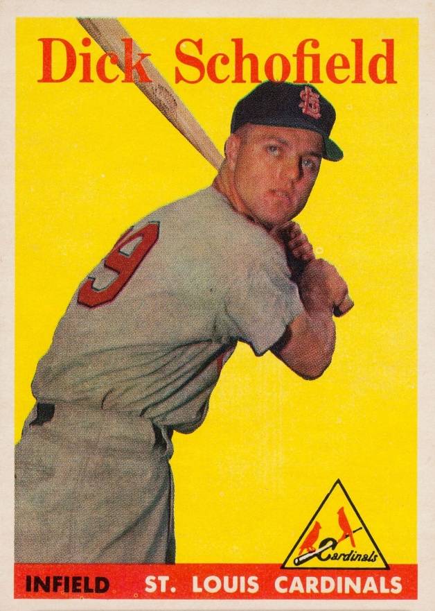 1958 Topps Dick Schofield #106 Baseball Card