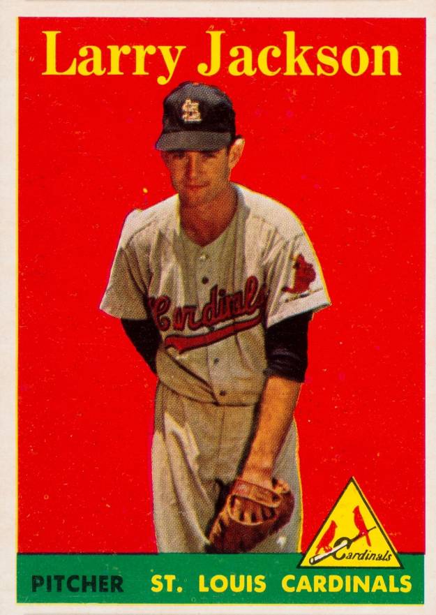 1958 Topps Larry Jackson #97y Baseball Card
