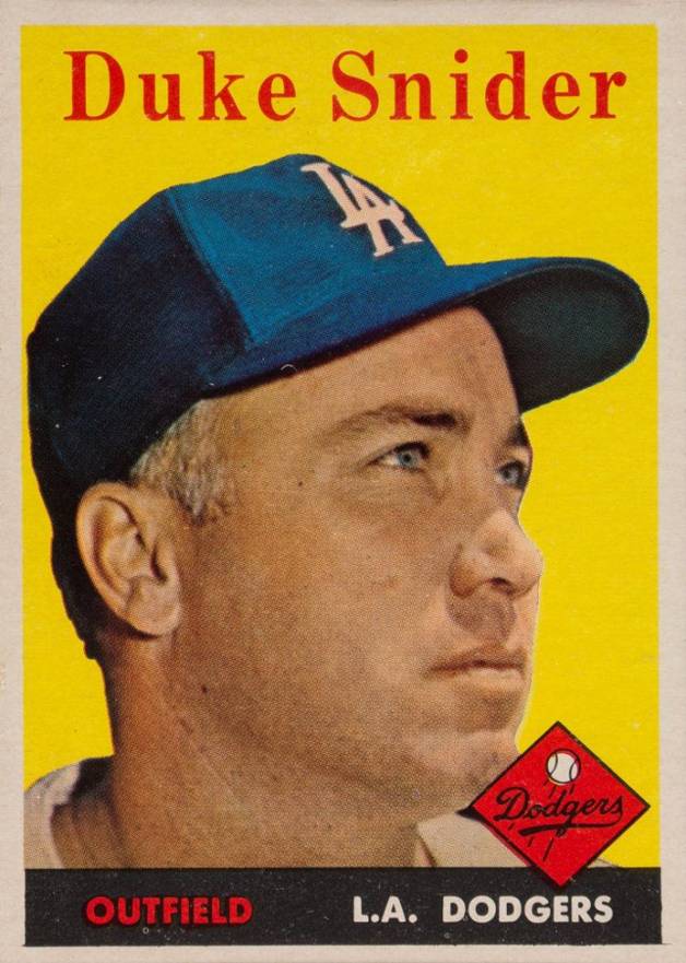 1958 Topps Duke Snider #88 Baseball Card
