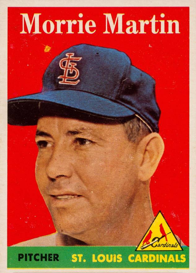 1958 Topps Morrie Martin #53 Baseball Card
