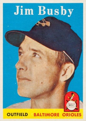 1958 Topps Jim Busby #28 Baseball Card