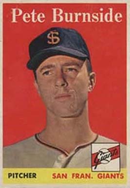 1958 Topps Pete Burnside #211 Baseball Card