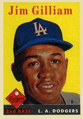 1958 Topps Jim Gilliam #215 Baseball Card
