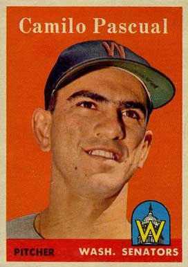 1958 Topps Camilo Pascual #219 Baseball Card