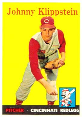1958 Topps Johnny Klippstein #242 Baseball Card
