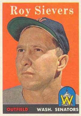 1958 Topps Roy Sievers #250 Baseball Card