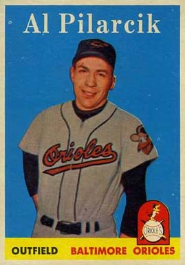 1958 Topps Al Pilarcik #259 Baseball Card