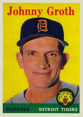 1958 Topps Johnny Groth #262 Baseball Card