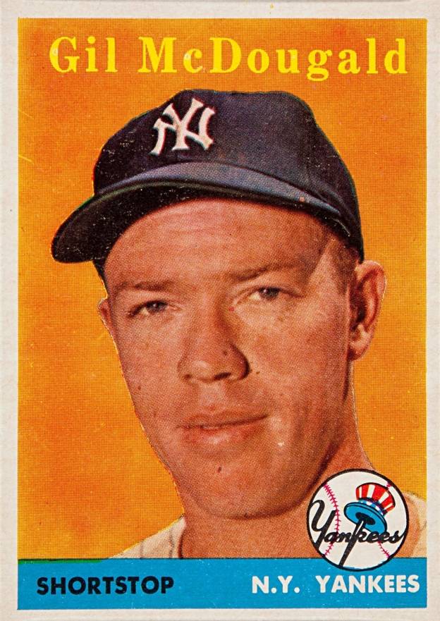 1958 Topps Gil McDougald #20y Baseball Card