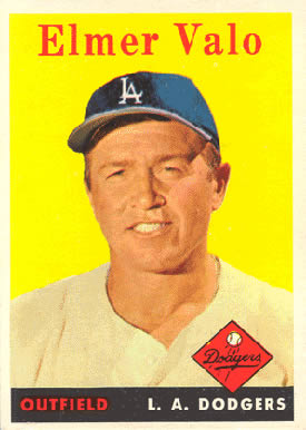 1958 Topps Elmer Valo #323 Baseball Card