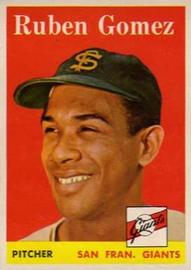 1958 Topps Ruben Gomez #335 Baseball Card