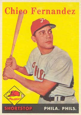 1958 Topps Chico Fernandez #348 Baseball Card