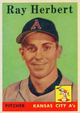 1958 Topps Ray Herbert #379 Baseball Card