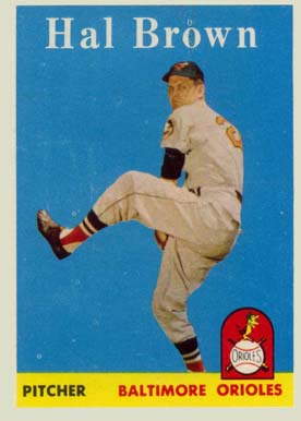 1958 Topps Hal Brown #381 Baseball Card