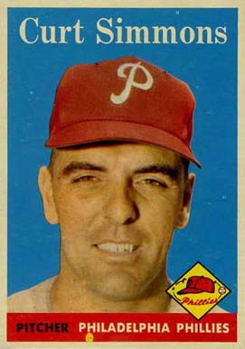 1958 Topps Curt Simmons #404 Baseball Card