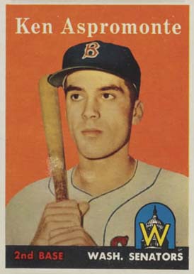 1958 Topps Ken Aspromonte #405 Baseball Card