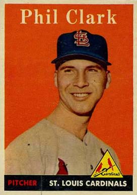 1958 Topps Phil Clark #423 Baseball Card