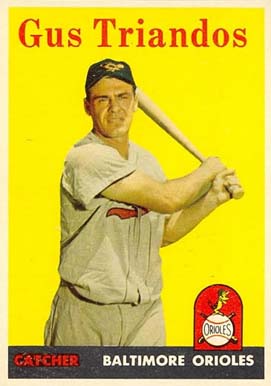 1958 Topps Gus Triandos #429 Baseball Card