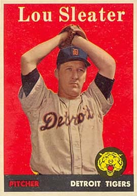 1958 Topps Lou Sleater #46 Baseball Card