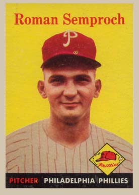 1958 Topps Roman Semproch #474 Baseball Card