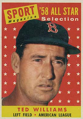 1958 Topps Ted Williams #485 Baseball Card