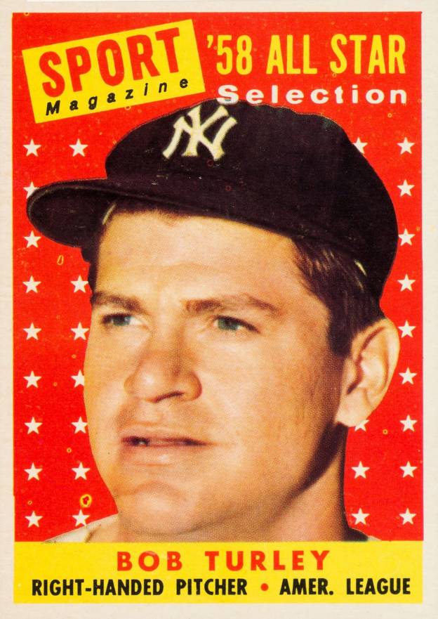 1958 Topps Bob Turley #493 Baseball Card
