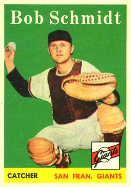 1958 Topps Bob Schmidt #468 Baseball Card