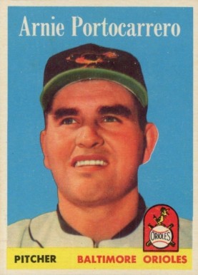 1958 Topps Arnie Portocarrero #465 Baseball Card