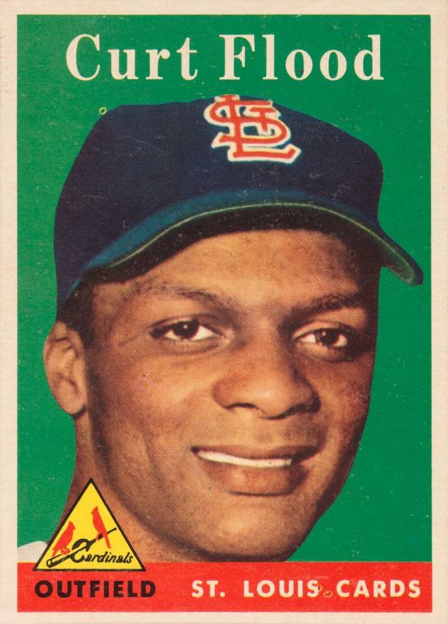 1958 Topps Curt Flood #464 Baseball Card