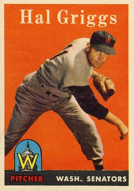 1958 Topps Hal Griggs #455 Baseball Card