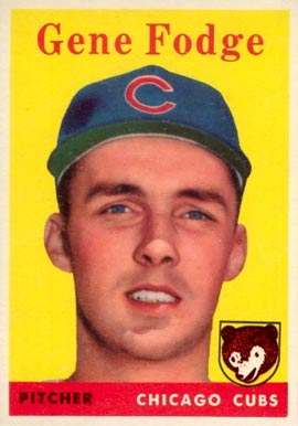 1958 Topps Gene Fodge #449 Baseball Card