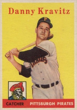 1958 Topps Danny Kravitz #444 Baseball Card