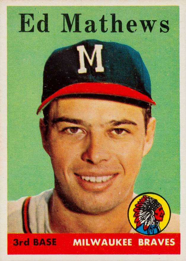 1958 Topps Ed Mathews #440 Baseball Card
