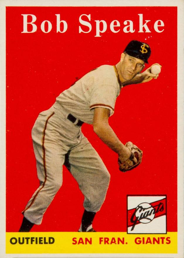 1958 Topps Bob Speake #437 Baseball Card