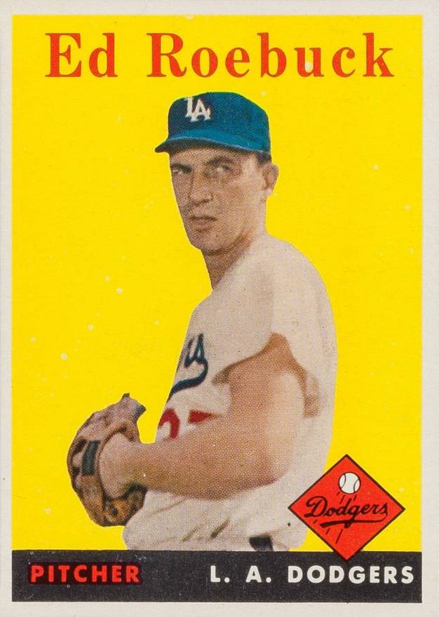 1958 Topps Ed Roebuck #435 Baseball Card