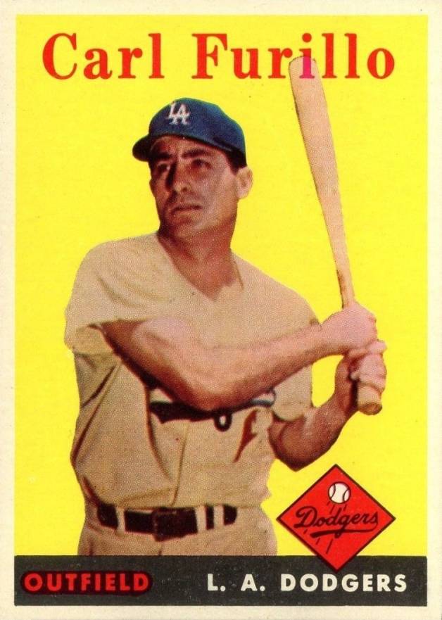 1958 Topps Carl Furillo #417 Baseball Card